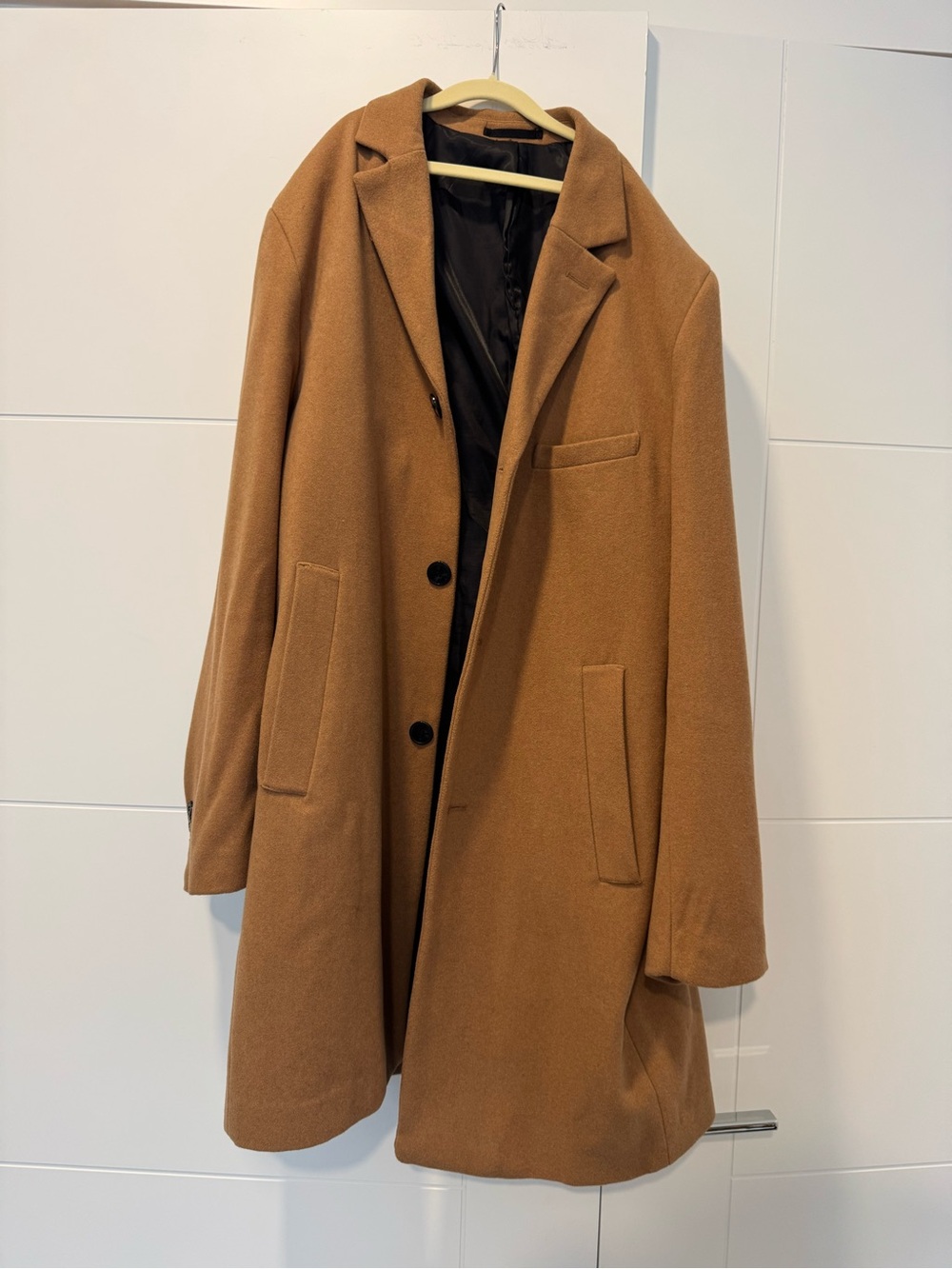 H&M Men's Camel Brown Pea Coat